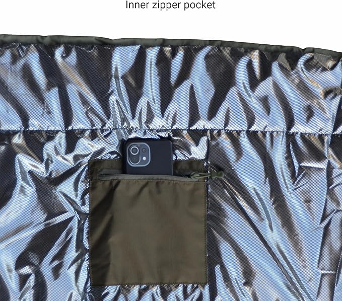 Derby XXL -20°F Extreme Cold Weather Sleeping Bag (0°F Comfort) – Big &amp Tall Adults 94x35 Waterproof Military Grade. OD Green Winter Tactical Sleeping Bag for Hunting Survival – Made in Ukraine