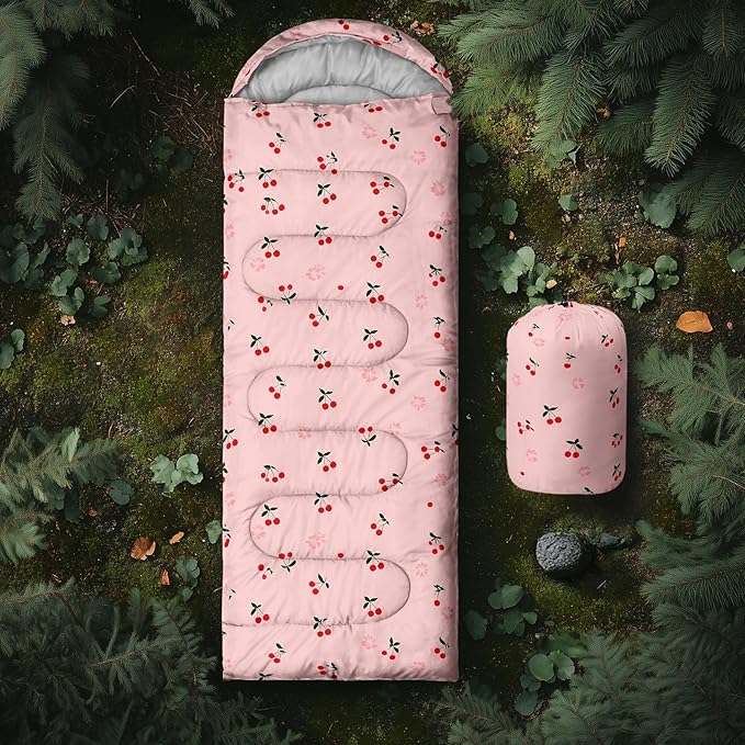 AILONEN Outer Space Astronaut Camping Sleeping BagsLightweight &amp Waterproof3 Season Warm &amp Cool WeatherCartoon Sleeping Bags for KidsBoys Girls TravellingOutdoors