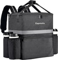 Insulated Food Delivery Backpack - Large Capacity Leakproof with 4 Reinforced Cup Holders Optimized for Hot/Cold Food Delivery Ideal for Uber Eats DoorDash Postmates &amp More