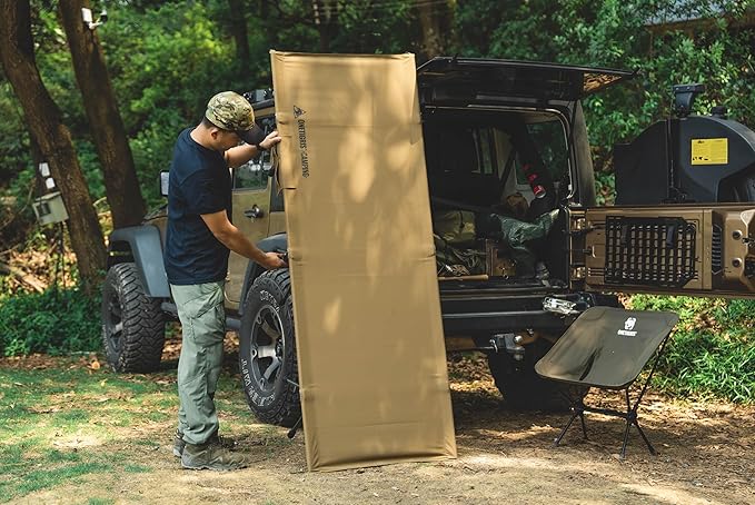 ONETIGRIS SUPRANUBIS Camping Cot Height Adjustable with Cot Leg Extenders Strong Support 330lbs Lightweight Comfortable Folding Bed for Camping Hiking Travel Truck Beach Office Nap