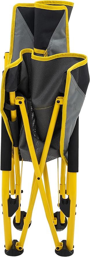 ALPS Mountaineering Rendezvous Low Camping Chairs for Adults with Arms Cool Mesh Center Powder Coated Steel Frame Compact Folding Design and Carry Bag