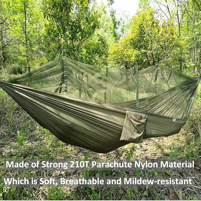 Portable Camping Hammock with Mosquito Net by Sirius Survival