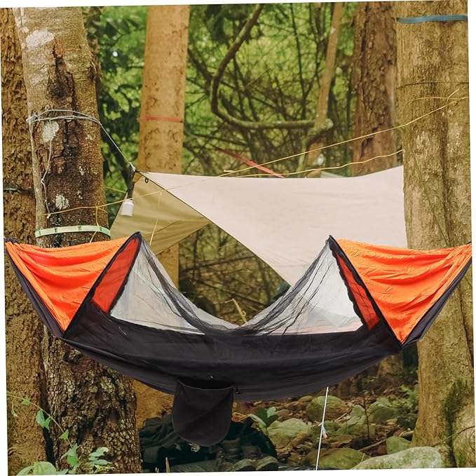 HANABASS 1pc Portable Multi-Function Hammock Bed Net for Outdoor Camping Lightweight Suspended Tent Sunshade and