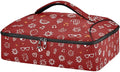 Casserole Carrier Sun and Beach Ball PrintInsulated Casserole Carrier for Hot or Cold Food Thermal Lunch Tote for Potluck Parties Picnic Beach Fits 9 x 13 Inches Baking Dish