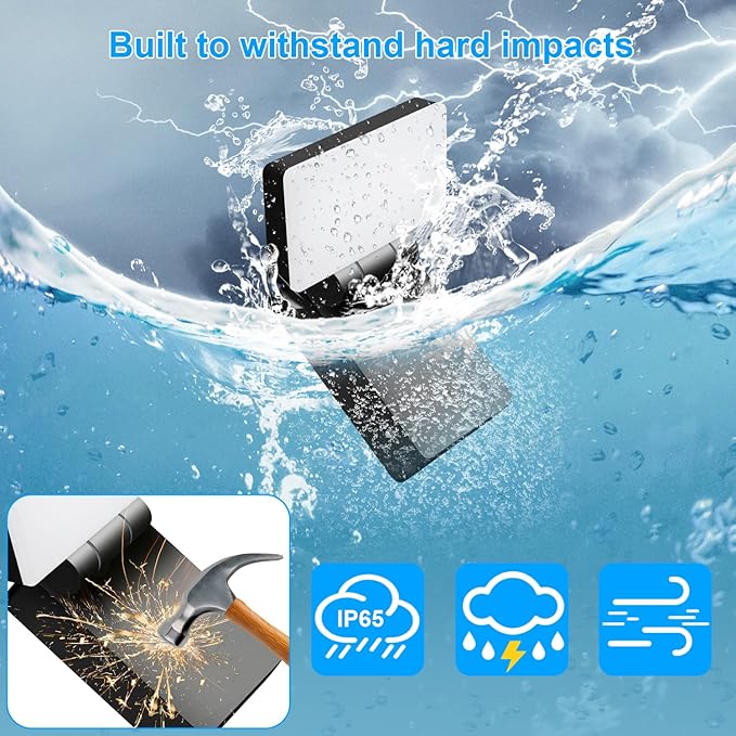ledmo 60W LED Outdoor Wall Light Switch Control 350° Horizontal/180° Vertical LED Exterior Wall Lights Modern Neighbor Friendly Adjustable Exterior Flood Lighting 5000k for Upper Areas Yard Porch