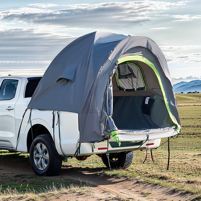 VEVOR SUV and Pickup Truck Camping Tents Waterproof Double Layer Design with Carry Bag Accommodates 2-9 Persons for Outdoor Activities