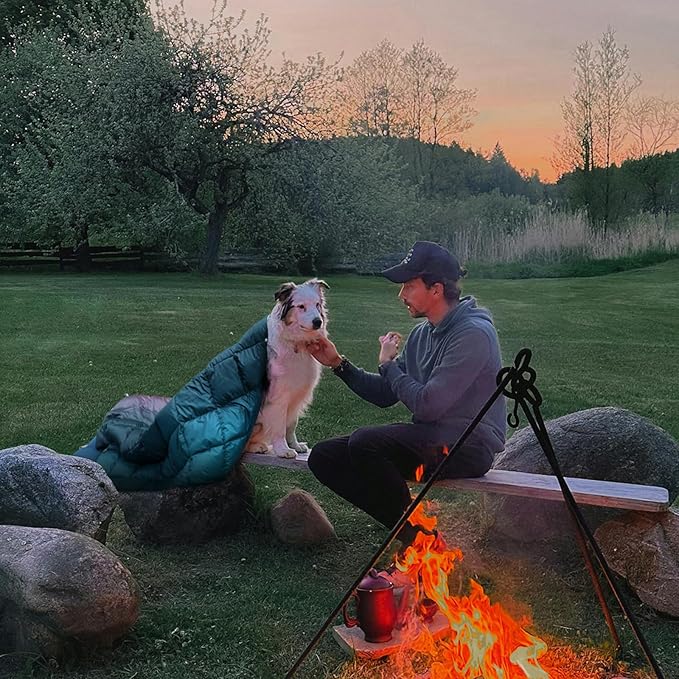 zzlamb Puffy Down Camping Blanket Water-Repellent Down Throw Travel Blanket Portable for Outdoor Light Warm Quilt for Couch Plane Car Theater Stadium Picnic RV Backpacking Hammock