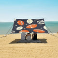 Rugby Pattern (39) Camping Sun Shelter Beach Tent Portable Beach Sun Shade Outdoor Canopy for Camping Trips Fishing Picnic