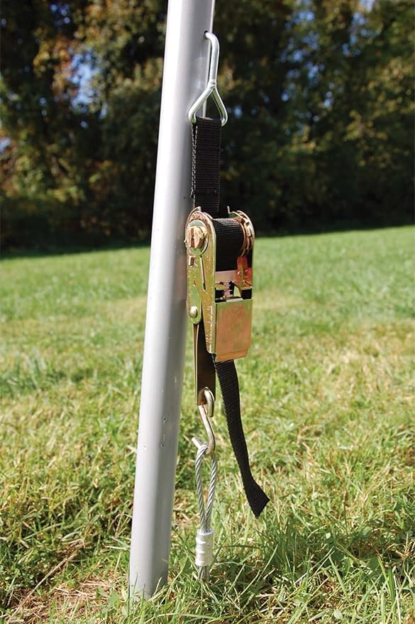 ShelterLogic RatchetTite 4-Piece Anchor Kit 30-Inch