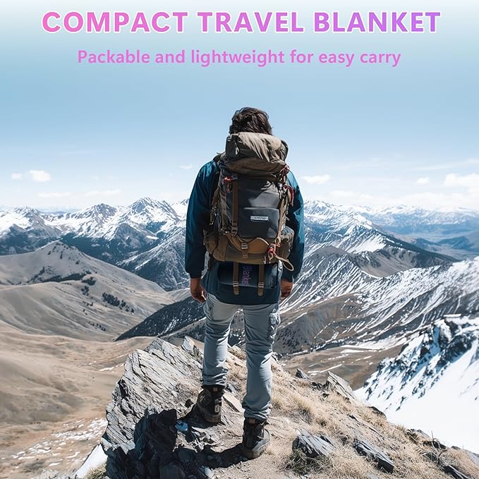 2 Pack Outdoor Camping Blankets