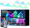 RGB Permanent Outdoor Lights 20FT Smart LED Eaves Lights with APP &amp Remote Control IP67 Waterproof Outdoor String Lights for Christmas HalloweenParty Garden Patio House Decor