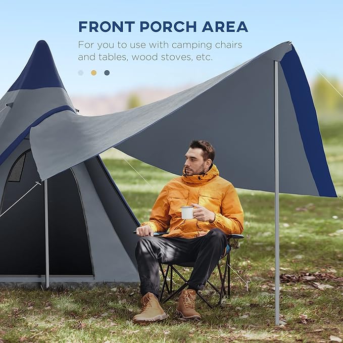 Outsunny Tents Camping Teepee Tent