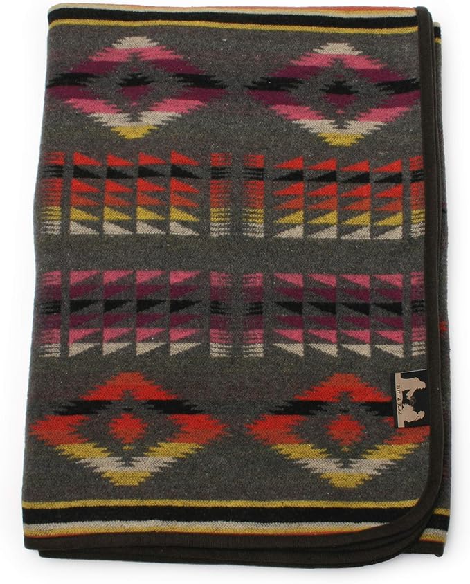 Ruth&ampBoaz Outdoor Wool Blend Blanket Ethnic Inka Pattern(T)