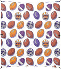 Camping Sun Shelters Rugby Brown Purple Helmet Pattern Beach Canopy 126 * 110.2in