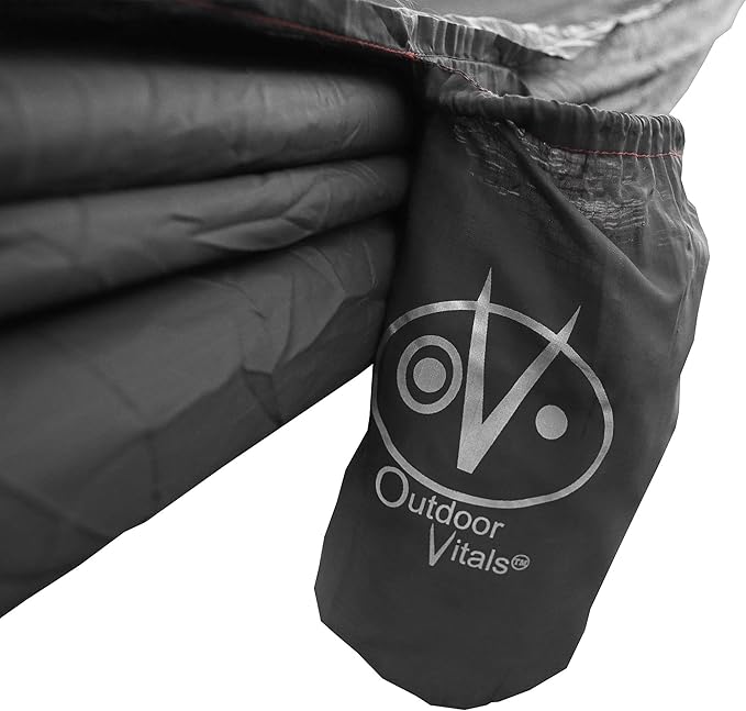 Outdoor Vitals Ultralight Hammock Under 1 lb with Suspension Included Whoopie Sling Suspension Tree Straps and Carry Bag