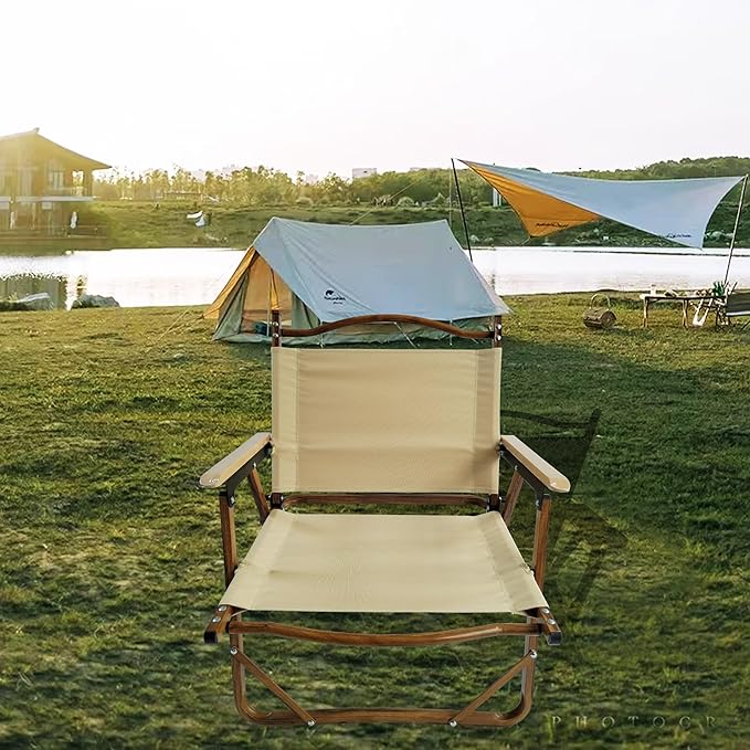 GOWE Comfy Foldable and Portable Chair with Armrests Aluminium Frame Travel Kermit Chair Easy to Fold and CarrySet of 4 for Children