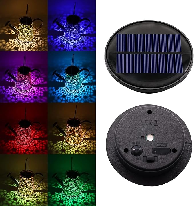 4 Packs 8 Color Solar Lights Replacement Top(Top Size 3.74 inchBottom Size 2.83 inch)Garden Gift Garden DecorReplacement Solar Light PartsSolar Lanterns Outdoor Hanging Waterproof Decoration