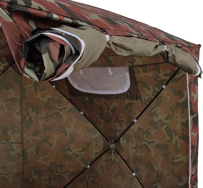 Goutime Professional Work TentInstant Pop-Up Canopy Tent 2x2m Heavy-Duty Portable Shelter for Construction Site Outdoor Workshop Warehouse &amp CampingCamouflage