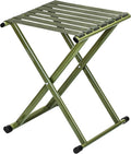 TRIPLE TREE Folding Stool 17.8 Height Heavy Duty Camping Stool Outdoor Portable Chair Hold up to 600 lbs for Walking Hiking Fishing