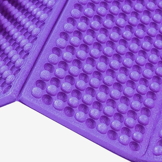 Sleeping Pad for Camping Folding Outdoor Foam Camping Mat Beach Tent Picnic Yoga Mats Sleeping Pad Mattress (Purple)
