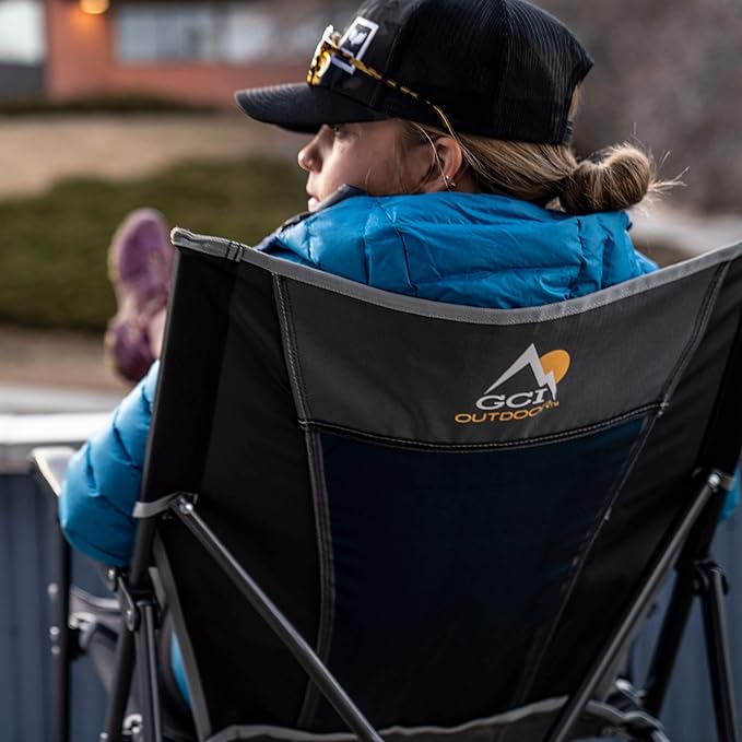 GCI Outdoor Eazy Chair Folding Camping Chair for Adults