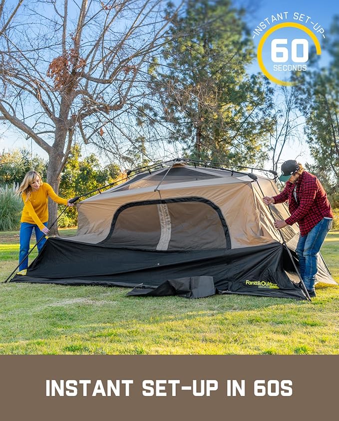 FanttikOutdoor Zeta C8 Pro Camping Tent &amp FanttikOutdoor Zeta V11 Pro Camping Table