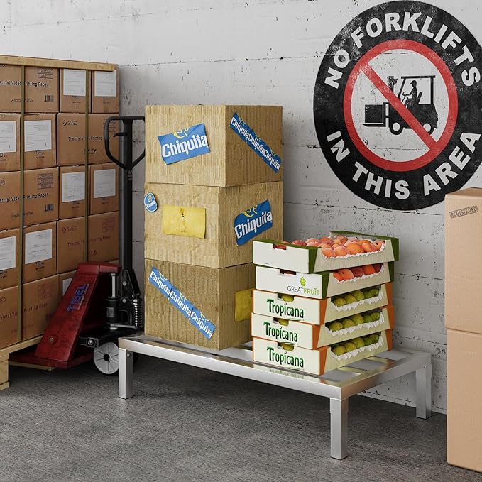 36 x 24 | 8 Off The Floor Aluminum Dunnage Rack | 900 Lbs Capacity