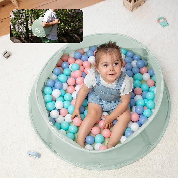 Babymoov Aquani 3-in-1 Infant &amp Baby Beach Tent &amp Pool UV Protection Sunshade Pop-Up Play Area &amp Portable Outdoor Paddling Pool Provence