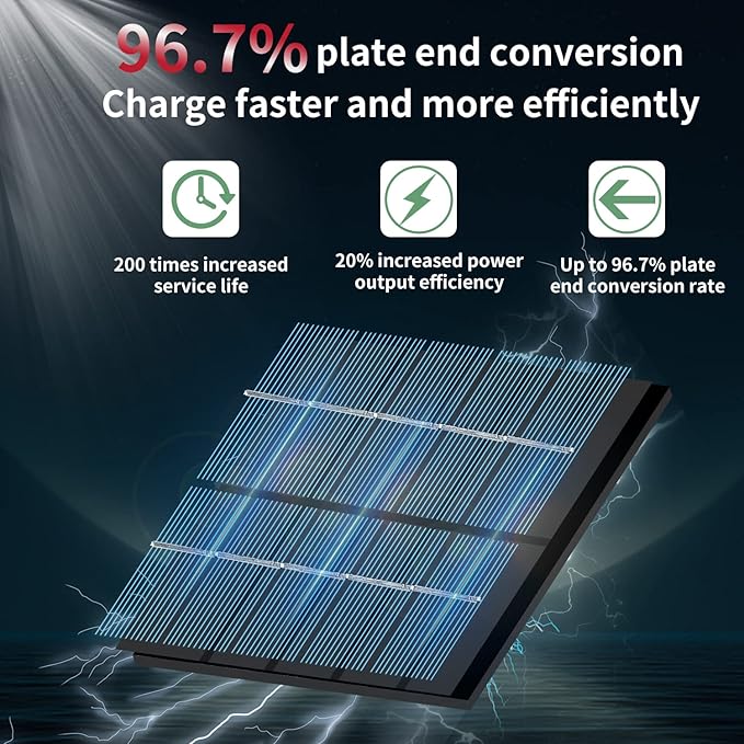 LANFU Solar Powered Motion Sensor Square Outdoor Wall LightsBlack Modern Up and Down Wall Lamps 10WIP65 Waterproof Warm White 3000K Wall Sconce Light Exterior for FenceGarden