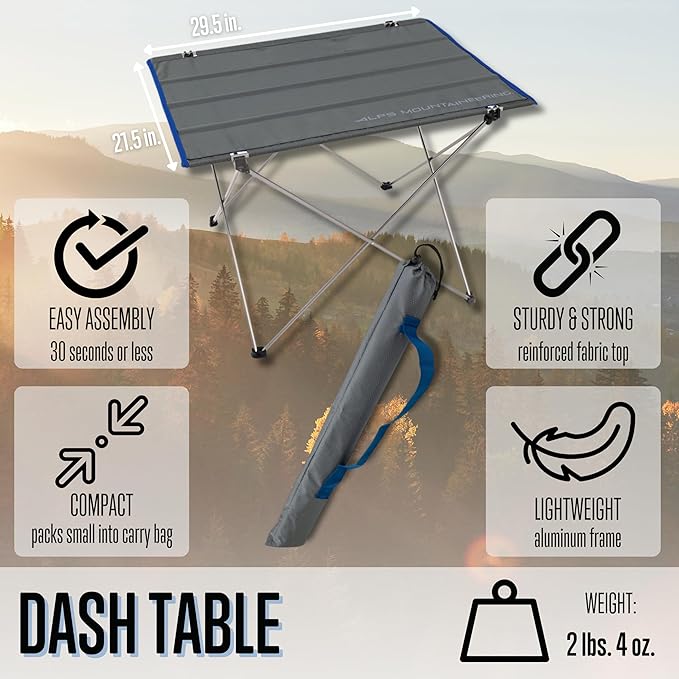 ALPS Mountaineering Dash Table - Deep Sea/Charcoal