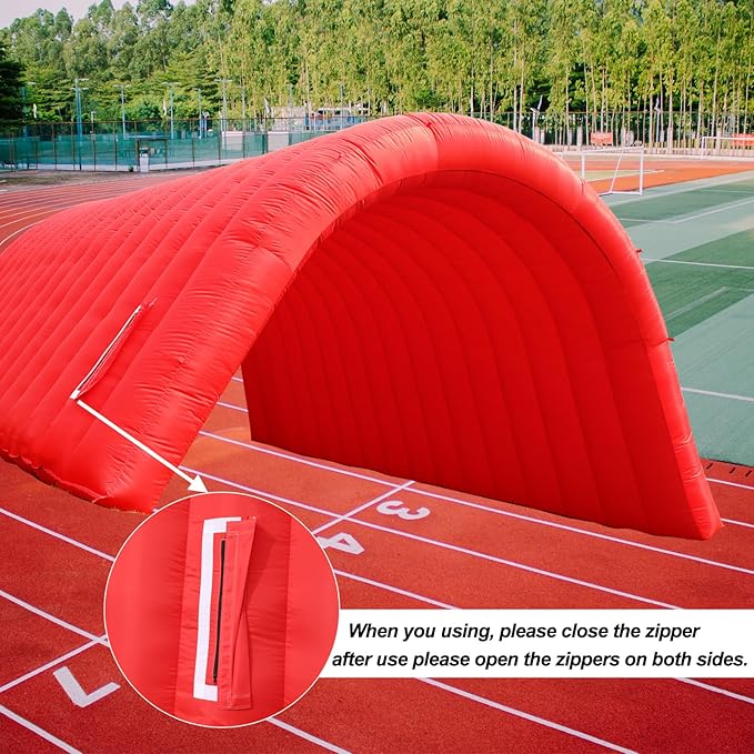 Inflatable Tunnel Sports Tunnel Entrance with Blower Football Tunnel Tent Entryway for Business Advertise Party Exhibition Promotion StreetShopSupermarketSchool
