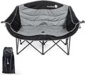 Double Folding Chair – Portable Loveseat for 2 Adults with 600 lbs Support – Water &amp UV Resistant Folding Outdoor Chair for Beach Picnic Camping