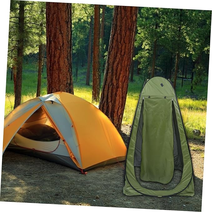 1Pc Portable Changing Clothes Tent Automatic Pop Up Privacy Shower Tent for Camping Fishing and Outdoor Activities Durable and Easy to Carry