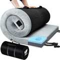 Willpo CertiPUR-US Memory Foam Camping Mattress with Travel Bag and 2 Interchangeable Covers Lightweight Portable Sleeping Pad for Tents Guest Beds Home