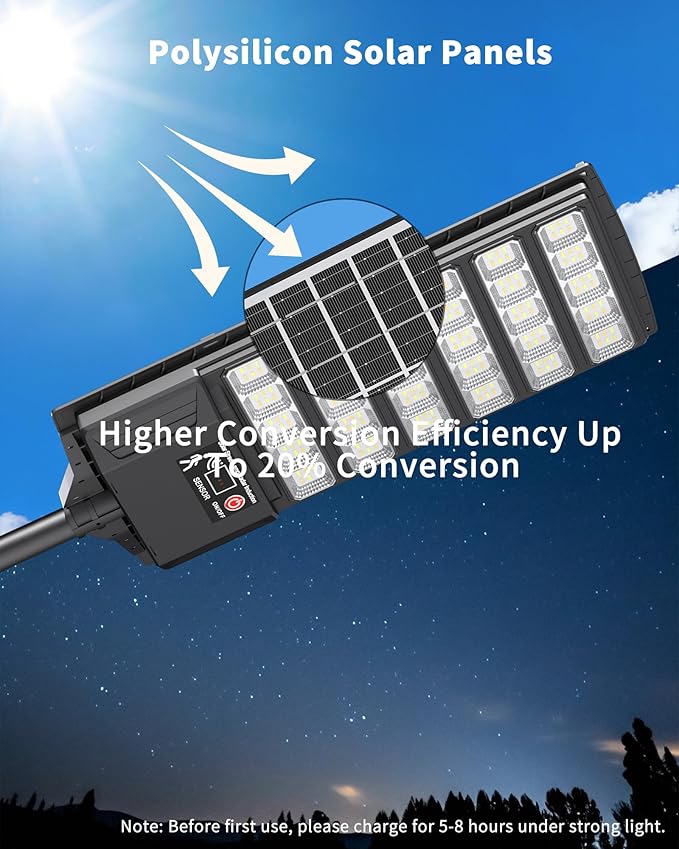 Ofuray Solar Lights Outdoor Waterproof 3000K/4000K/6500K Dusk to Dawn Solar Security Light with Motion Sensor &amp Remote Control IP66 Waterproof High Power LED Lighting for WallYardOutside Tri-4