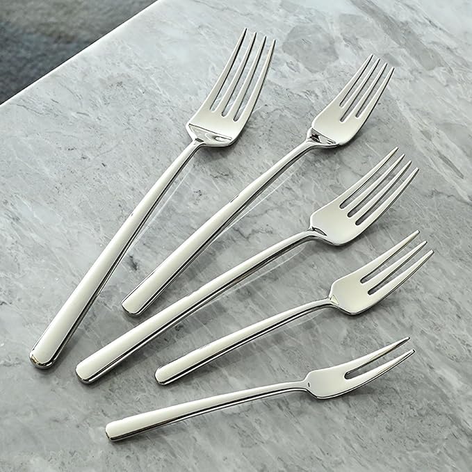 Utensil Sets for 4 Stainless Steel Silverware Set Luxury Cutlery Sets for Camping Afternoon tea Hotel Dishwasher Safe