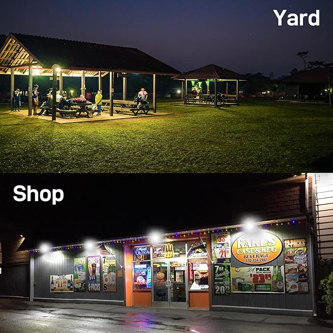 HYPERLITE LED Flood Light 240W 28800LM 5000K Daylight IP65 Waterproof Outdoor Floodlights UL Certified for CourtGardenWarehouse