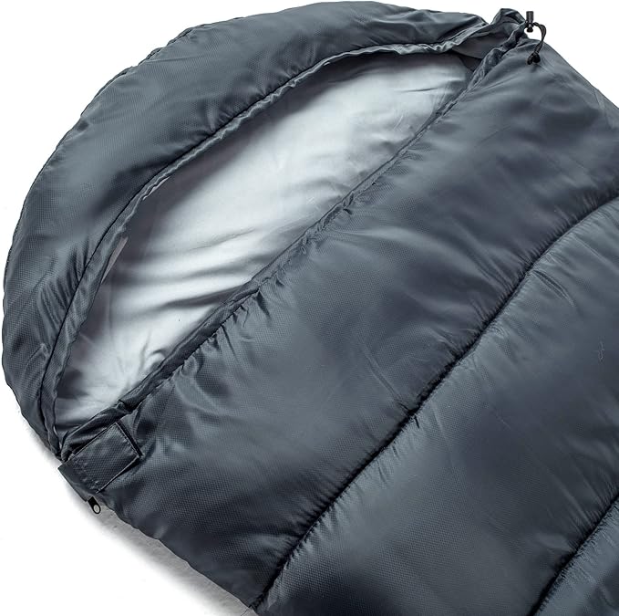 Alpine Swiss 0°C (32°F) Sleeping Bag Lightweight Waterproof with Compression Sack Adults All Seasons Camping Hiking Backpacking Travel Outdoor Indoor