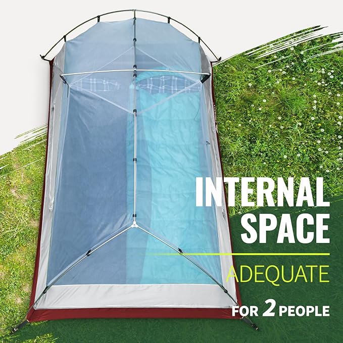 Forceatt Tent for 2 and 3 Person is Waterproof and Windproof Camping Tent for 3 to 4 SeasonsLightweight Aluminum Pole Backpacking Tent Can be Set Up QuicklyGreat for Hiking