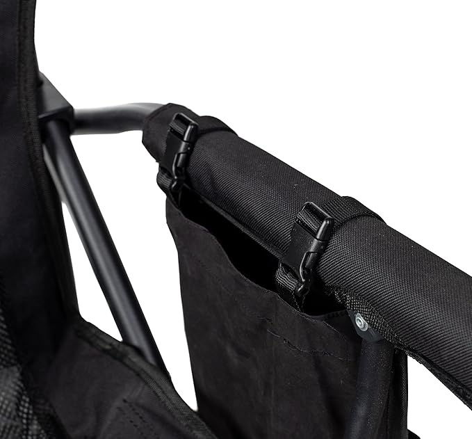 Gobi Heat Zephyr Dual Zone Cooled Camping Chair – Water Circulatory System USB Rechargeable Battery 2 Cooling Zones – Padded Arms Cup Holder &amp Carrying Case – Wind &amp Water Resistant