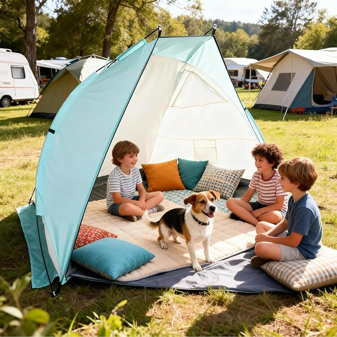KOL 2-Person Camping Tent Lightweight Compact Backpacking Tent Interior Space 80.3 L x 44 W Waterproof &amp Windproof Outdoor Tent for Hiking Camping Travel