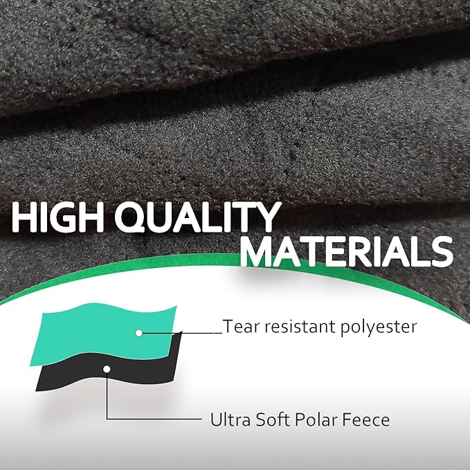 Large Outdoor Blanket Waterproof QuiltedThick Warm Fleece Blanket for Stadium Camping Picnics Beaches Pets Sports - Sandproof Windproof Washable Portable - Peacock Green