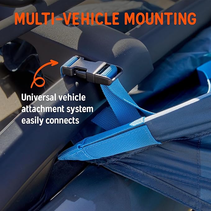 Kelty Sideroads Awning Shelter for Car Camping Tailgating and Summer Beach Trips Protection from Elements and UV Universal Mount Sturdy Steel Frame Easy Setup