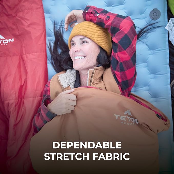 Teton Inflatable Sleeping Pad Sleeping Mat for Camping Backpacking Hiking