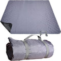 Waterproof Picnic Blanket 80 * 60 in Portable with Carry Strap for Beach Mat or Family Outdoor Camping Party Park Blanket for Grass Park Hiking Travel