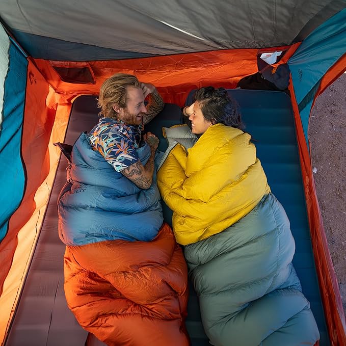 Kelty Discovery Basecamp Backpacking Tent 4 or 6 Person Camping Backpacking Shelter Large Capacity Fast Setup and Easy Tear Down Stuff Sack Included