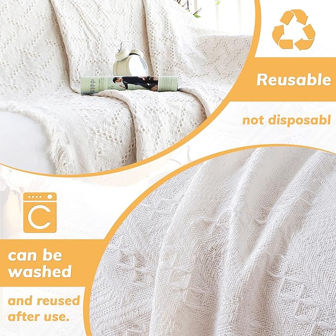 Outdoor Picnic Blanket Sandproof - Portable Lightweight Blanket T-Grid Picnic Mat for Beach Camping Park Lawn Concert &amp Wedding Photoshoot Indoor Bohemian Decor Machine Washable