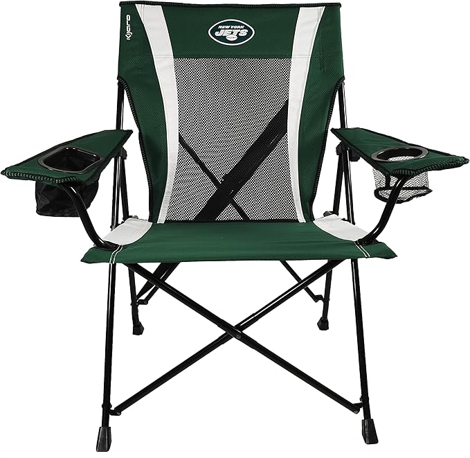 Kijaro Dual Lock Pro Sports Fan Folding Chair 26 L x 35.5 W x 37 H New York Jets