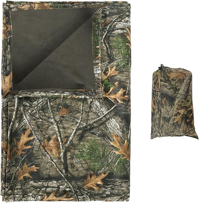 LOOGU Camo Blanket Waterproof Insulation Poncho Liner for Outdoor Camping Hiking Hunting Survival Backpacking Picnicking