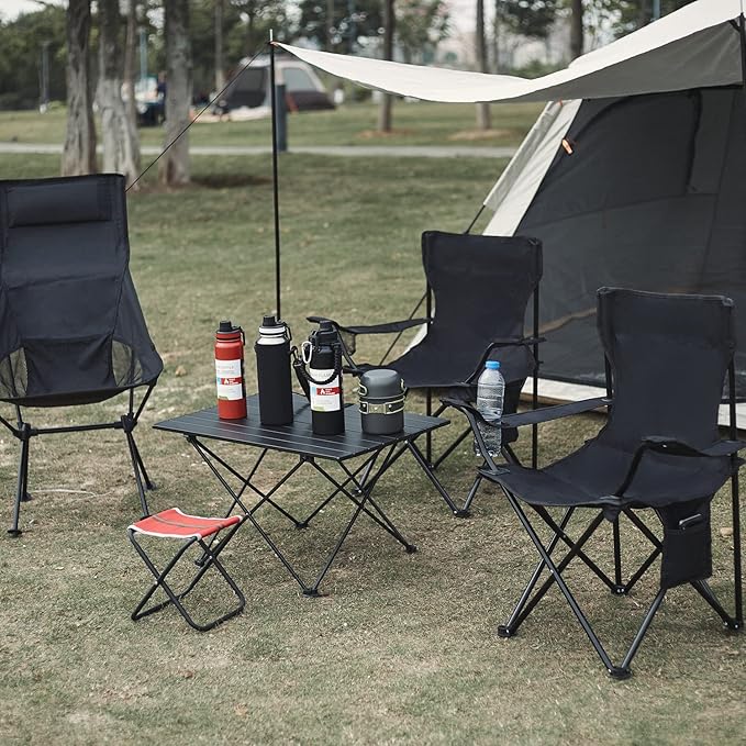 Damei century Folding Camping Chairs- Lightweight Portable Chair for Beach Lawn Outdoor Sports